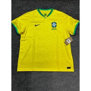 Nike Brazil 2022/23 Stadium Soccer Home Jersey Model DN0680-742 MSRP Size XXL